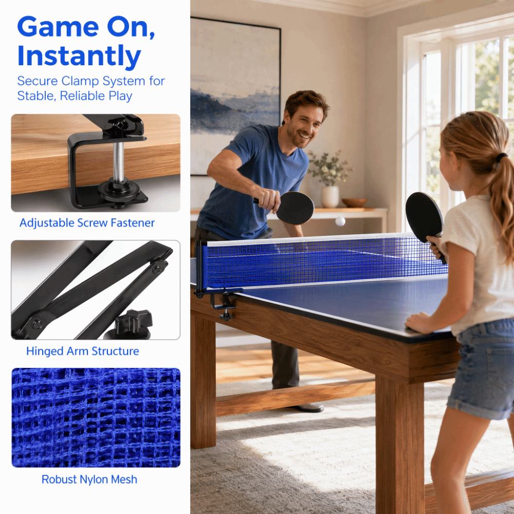 Профессиональная нейлоновая се – обзор и цена Table Tennis Net Set