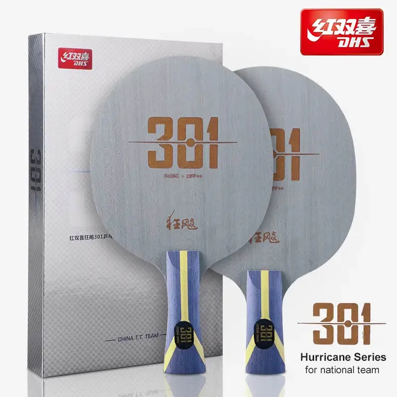 DHS Hurricane 301 H301 лезвие  – обзор и цена Table Tennis In Chinese