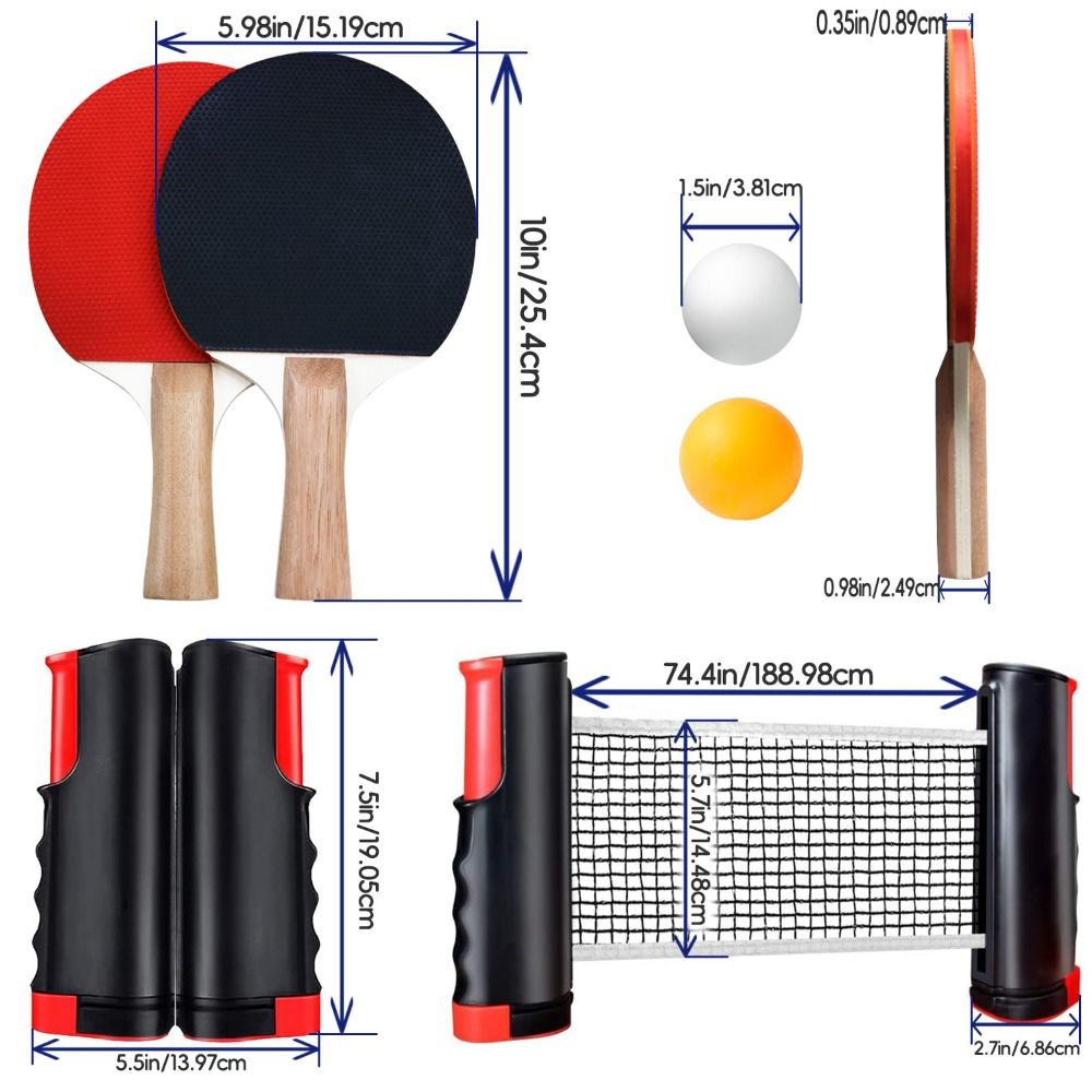 Выдвижная сетка для пинг-понга – обзор и цена Table Tennis Net Set