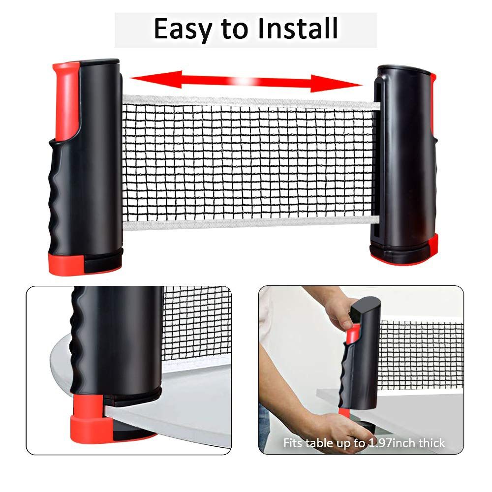 Выдвижная сетка для пинг-понга – обзор и цена Table Tennis Net Set